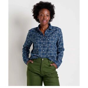 Toad&Co Blue Plaid Button Down Shirt